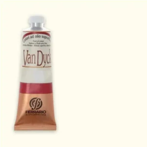 Ferrario Van Dyck olajfesték, 60ml - 02, Silver Withe