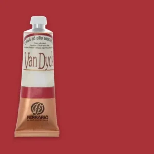 Ferrario Van Dyck olajfesték, 60ml - 28, Cadmium Red Deep