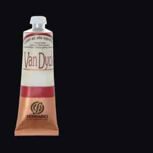 Ferrario Van Dyck olajfesték, 60ml - 72, Ivory Black