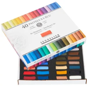 Sennelier porpasztell krétakészlet - 40x1/2, alap (Introductory)