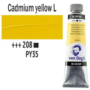 Talens van Gogh olajfesték, 40ml - 208, Cadmium Yellow Light
