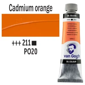 Talens van Gogh olajfesték, 40ml - 211, Cadmium Orange