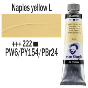 Talens van Gogh olajfesték, 40ml - 222, Naples Yellow Light