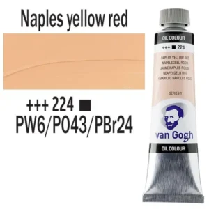Talens van Gogh olajfesték, 40ml - 224, Naples Yellow Red