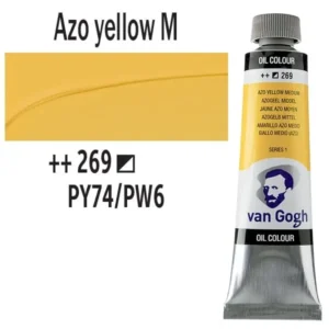Talens van Gogh olajfesték, 40ml - 269, Azo Yellow Medium