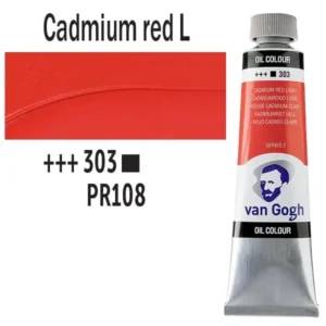 Talens van Gogh olajfesték, 40ml - 303, Cadmium Red Light