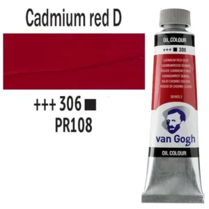Talens van Gogh olajfesték, 40ml - 306, Cadmium Red Deep