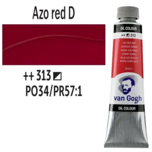 Talens van Gogh olajfesték, 40ml - 313, Azo Red Deep