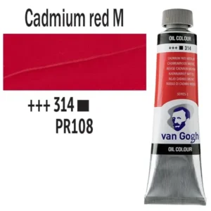 Talens van Gogh olajfesték, 40ml - 314, Cadmium Red Medium