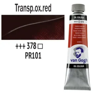 Talens van Gogh olajfesték, 40ml - 378, Transparent Oxide Red