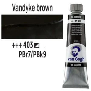 Talens van Gogh olajfesték, 40ml - 403, Vandyke Brown
