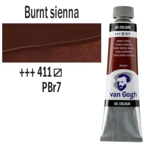 Talens van Gogh olajfesték, 40ml - 411, Burnt Sienna