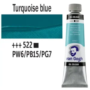 Talens van Gogh olajfesték, 40ml - 522, Turquoise Blue