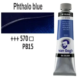 Talens van Gogh olajfesték, 40ml - 570, Phthalo Blue (Primary)