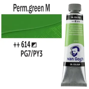 Talens van Gogh olajfesték, 40ml - 614, Permanent Green Medium