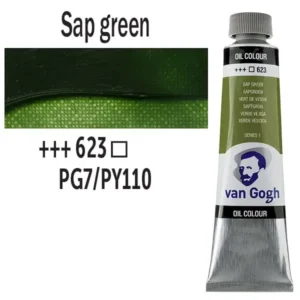 Talens van Gogh olajfesték, 40ml - 623, Sap Green