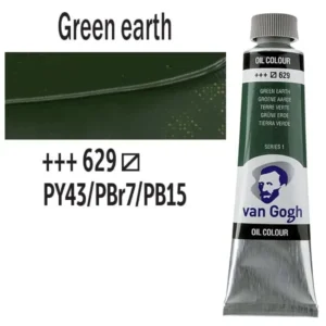 Talens van Gogh olajfesték, 40ml - 629, Green Earth