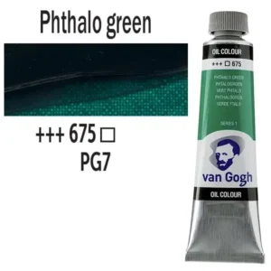 Talens van Gogh olajfesték, 40ml - 675, Phthalo Green